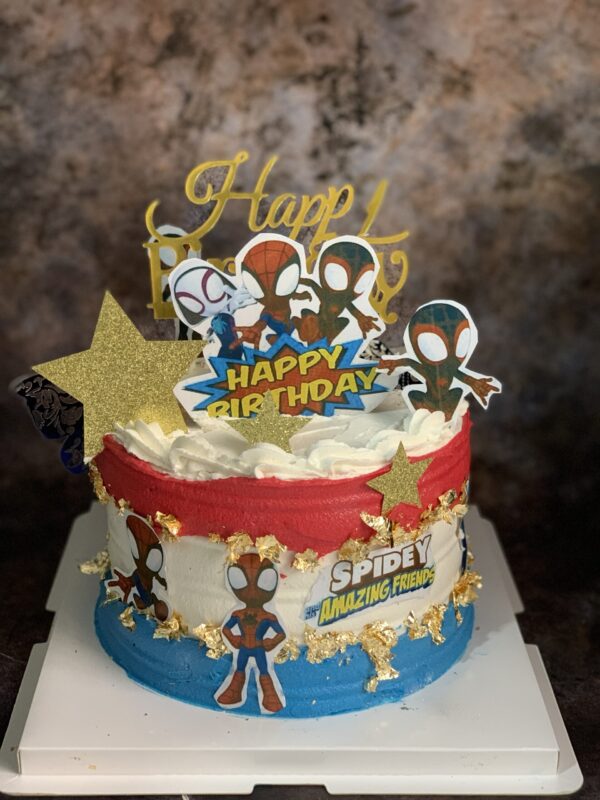 Spidey Birthday Cake 8inch