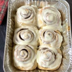 Classic Cream Cheese Cinnamon Roll Tray