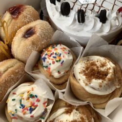 Assorted Treat Box with Cake