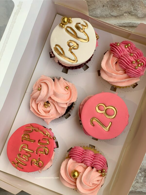 6-Piece Custom Cupcake Celebration Set