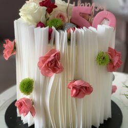 Floral Wafer Cake